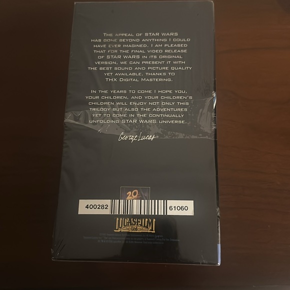 Star Wars Trilogy - the Original Star Wars on VHS - Picture 4 of 4